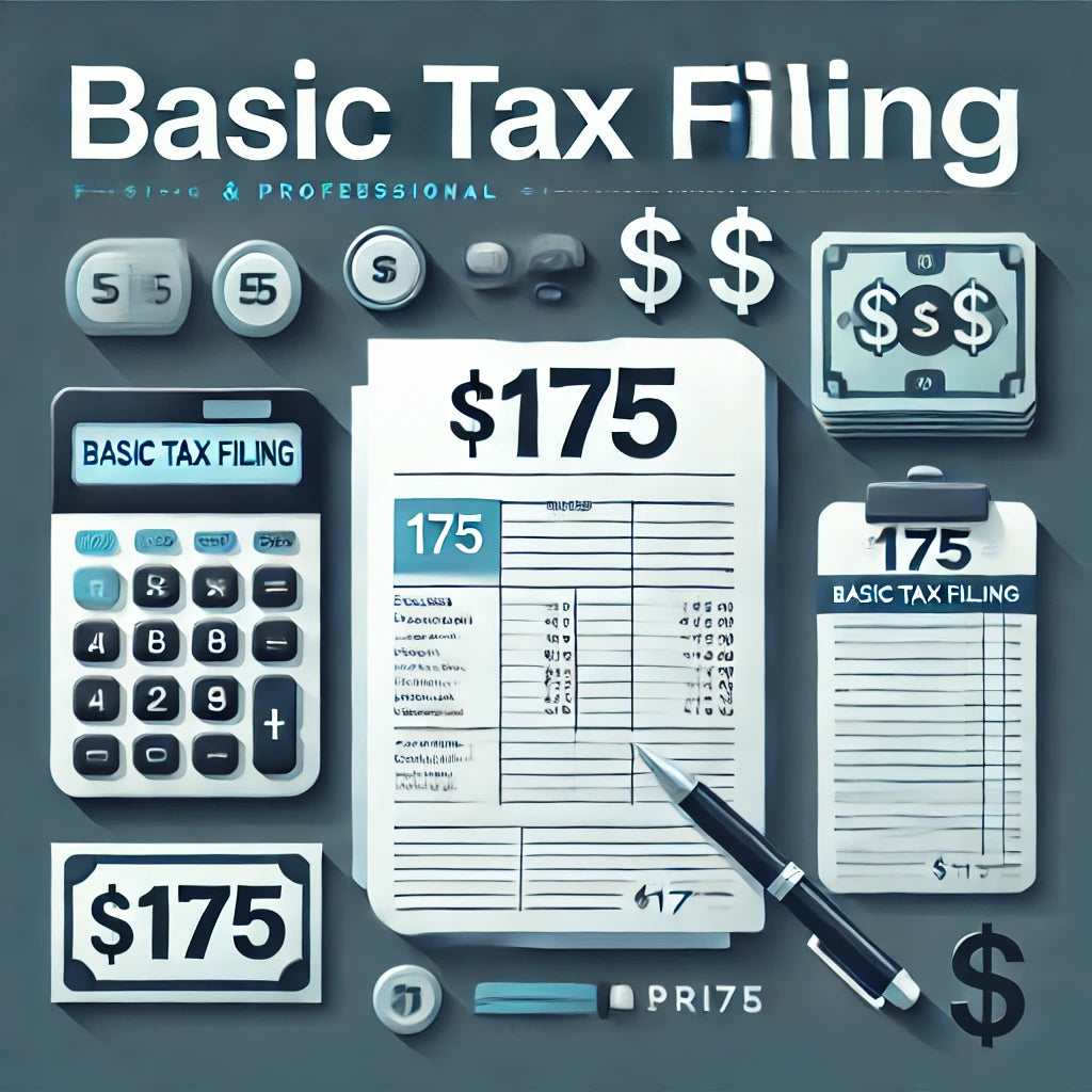 Affordable Tax Filing for Individuals | $175 Tax Service